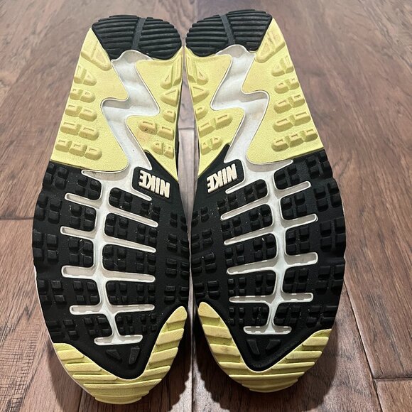 NIKE AIR MAX 90 GOLF WHITE PARTICLE GREY BARELY VOLT MENS SIZE 11.5 - Picture 6 of 7